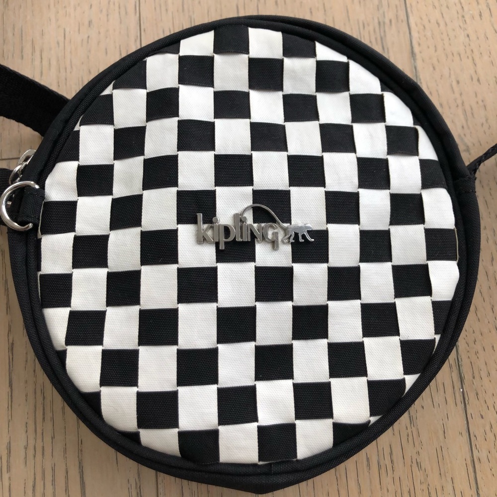 Kipling Checkered Crossbody Purse